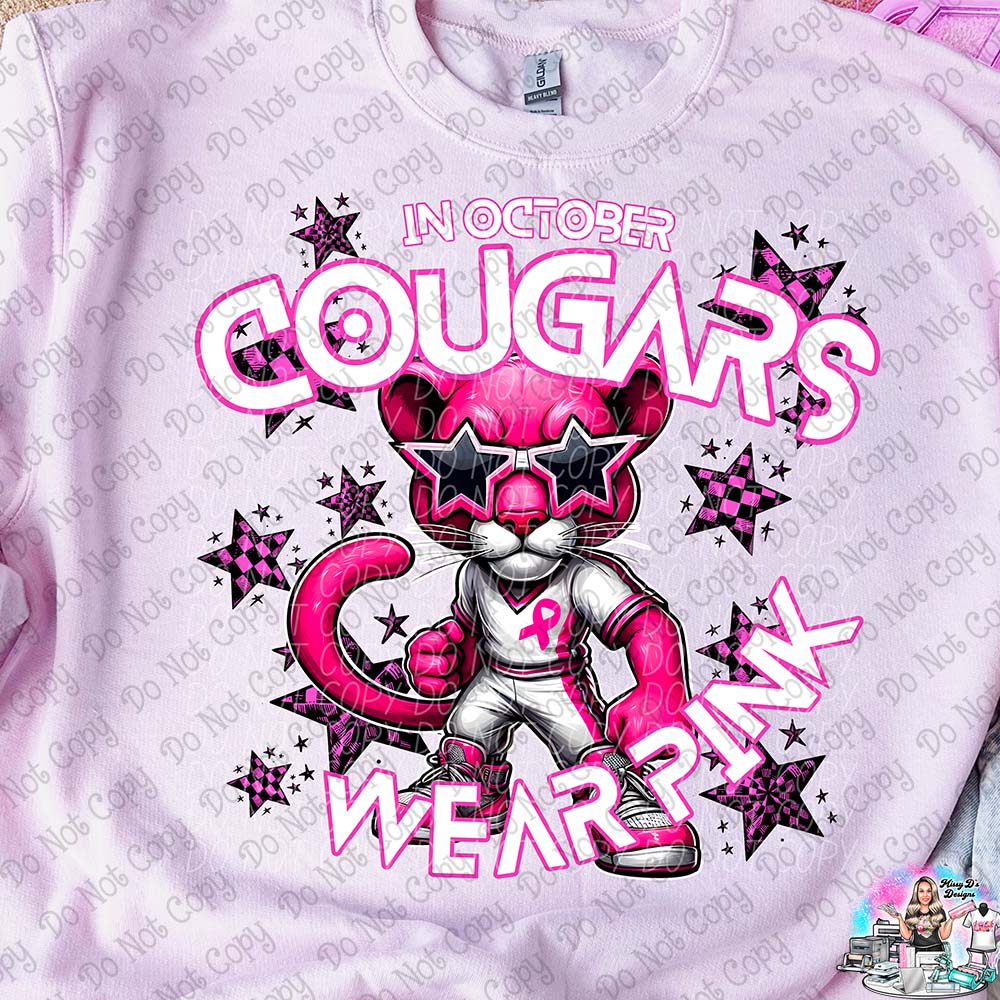 In October Wear Pink - Tons of Mascots to Choose From  SHIRT