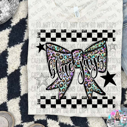 Color Splatter Coquette Bow Over 100 Mascots to Choose from Shirt
