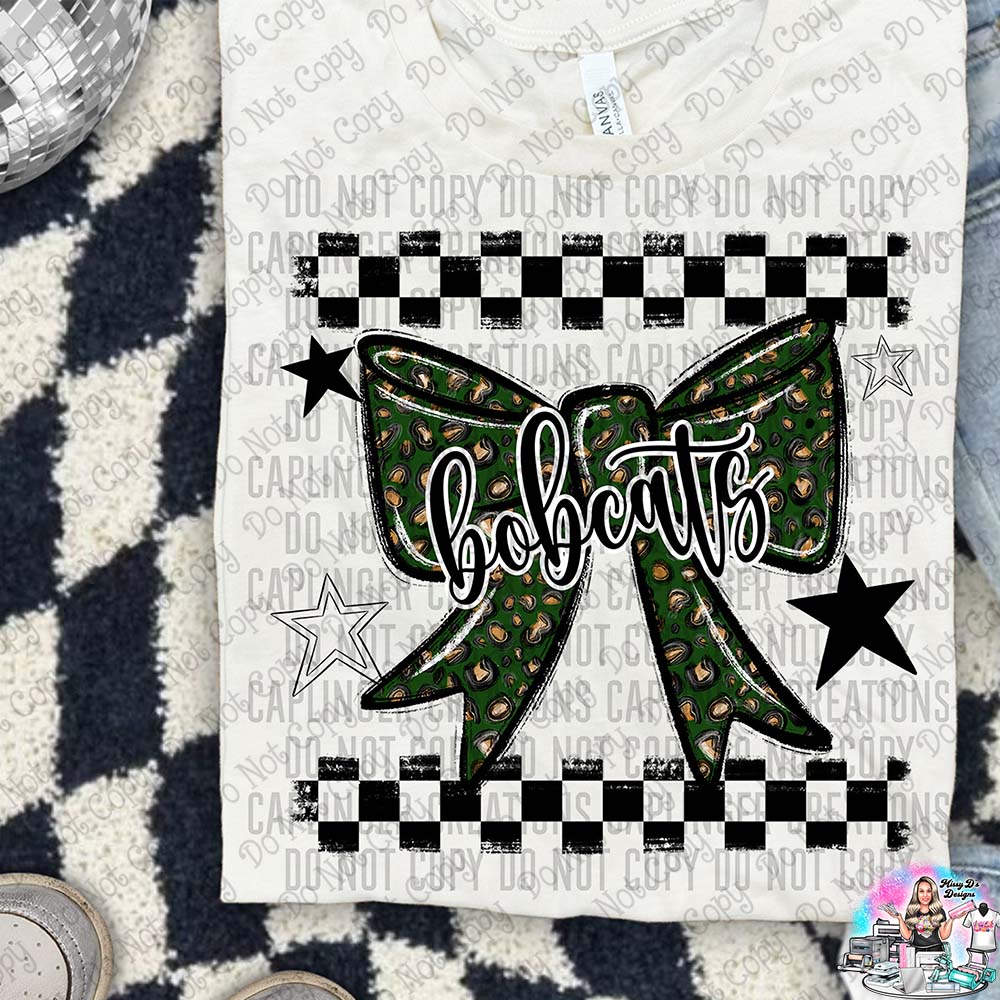 Color Splatter Coquette Bow Over 100 Mascots to Choose from Shirt