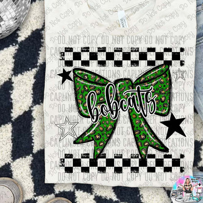 Color Splatter Coquette Bow Over 100 Mascots to Choose from Shirt