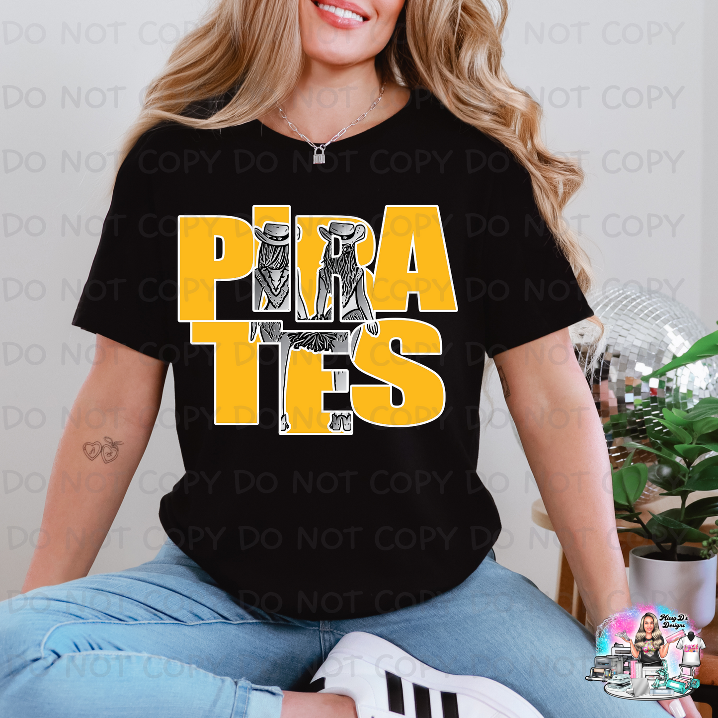 Pirate Gold Dusters Drill Team SHIRT 1095