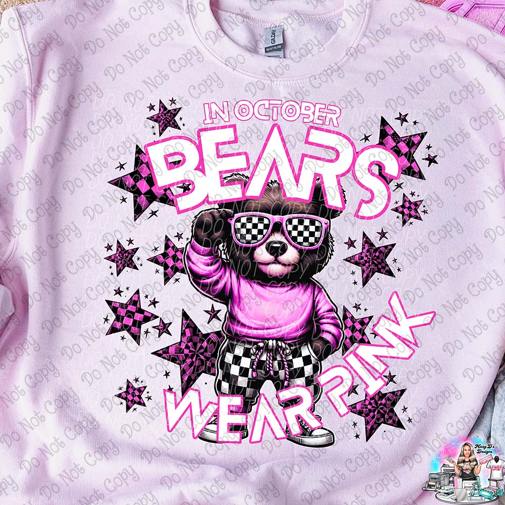 In October Wear Pink - Tons of Mascots to Choose From  SHIRT