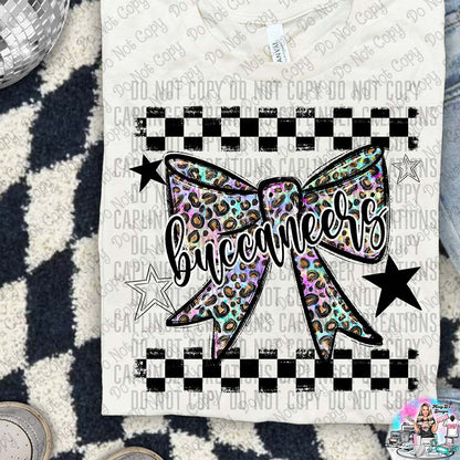 Color Splatter Coquette Bow Over 100 Mascots to Choose from Shirt
