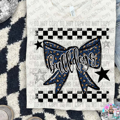 Color Splatter Coquette Bow Over 100 Mascots to Choose from Shirt