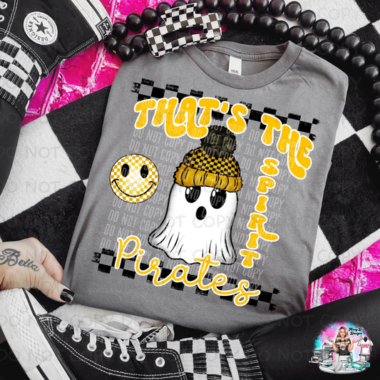 That's the Spirit Pirate Ghost Halloween SHIRT