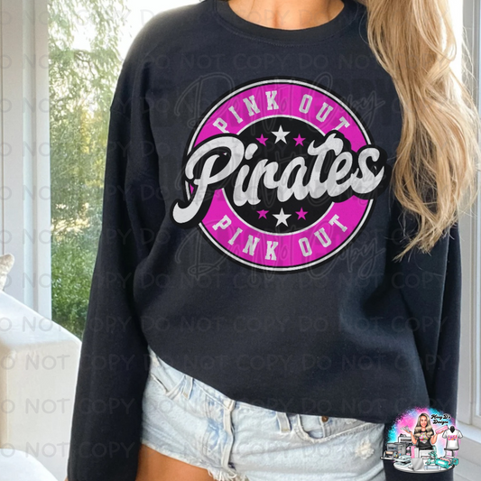 Pink Out Round Pirates 1026 SHIRT