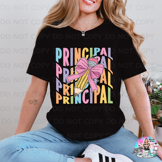 Wavy Colorful Principal Coquette 1045 SHIRT