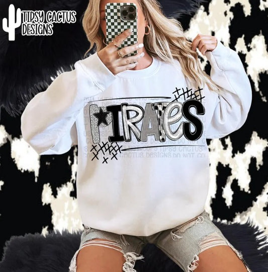 Pirates Crazy Doodle SHIRT