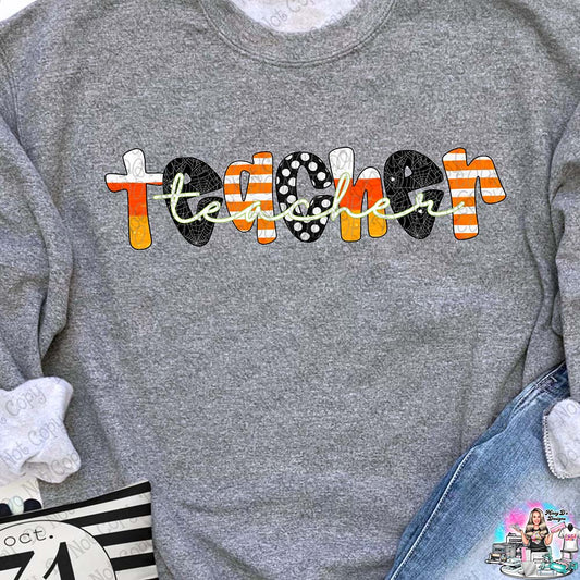 Halloween Fall Candy Teacher SHIRT