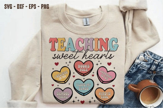Valentine Teacher Conversation Hearts SHIRT