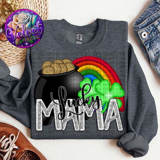 Lucky Mama Rainbow St. Patrick's Day SHIRT