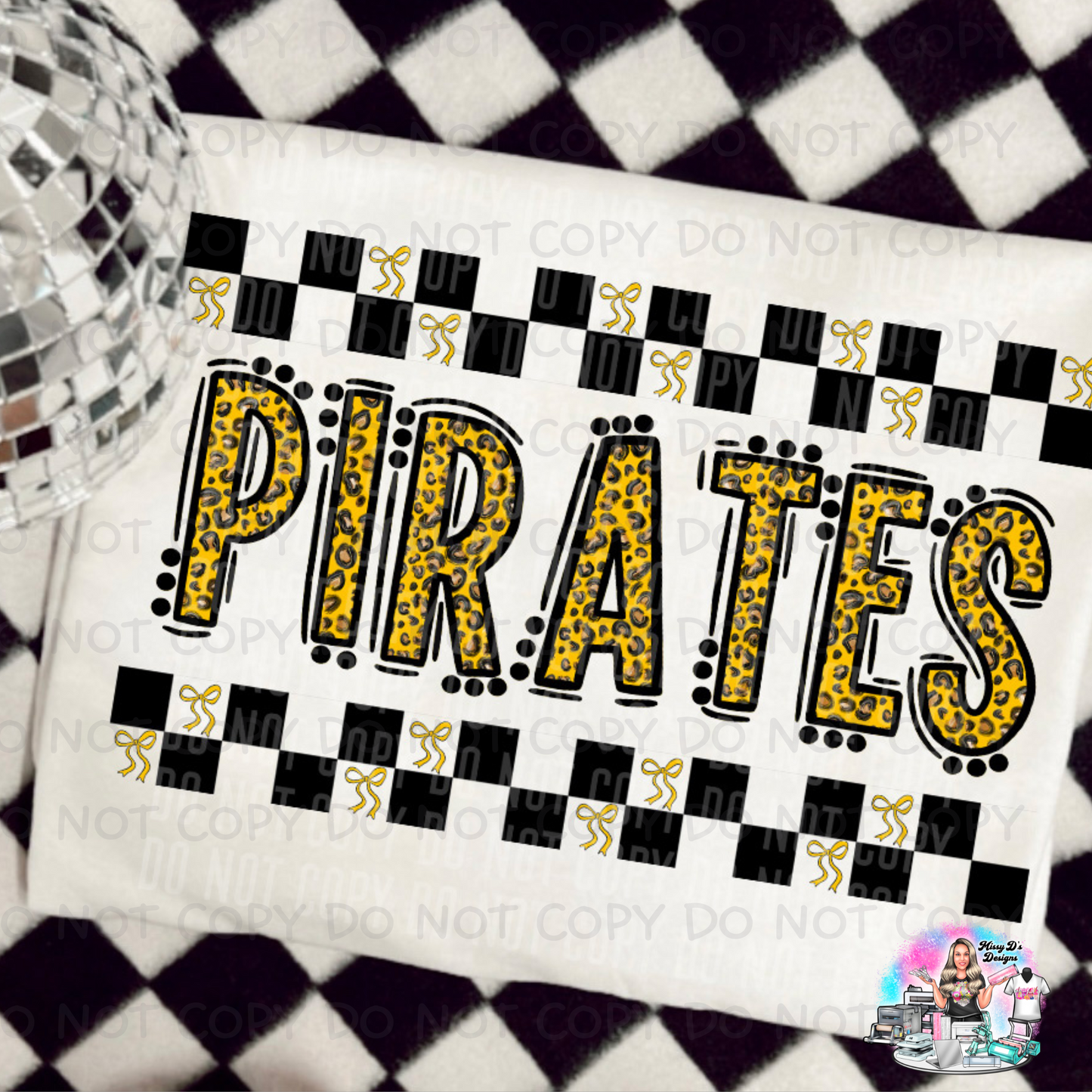 Checkered Cheetah Pirates SHIRT