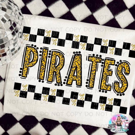 Checkered Cheetah Pirates SHIRT