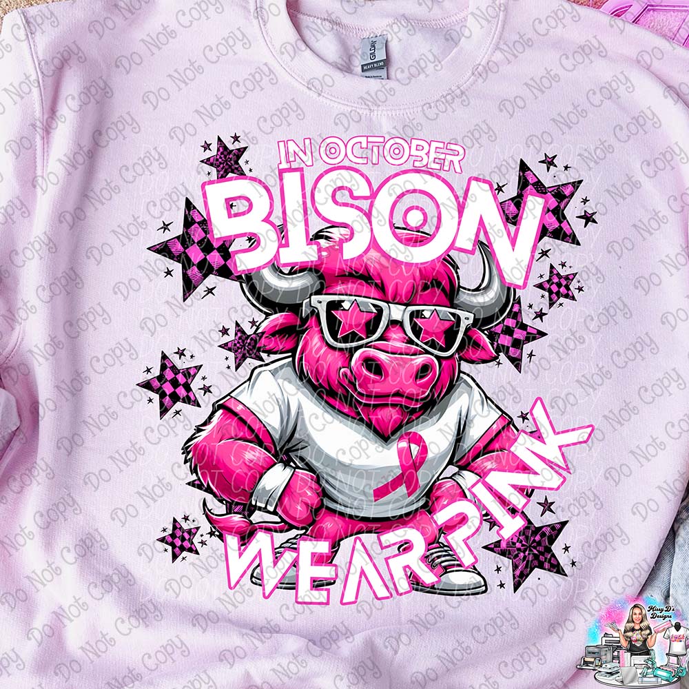 In October Wear Pink - Tons of Mascots to Choose From  SHIRT