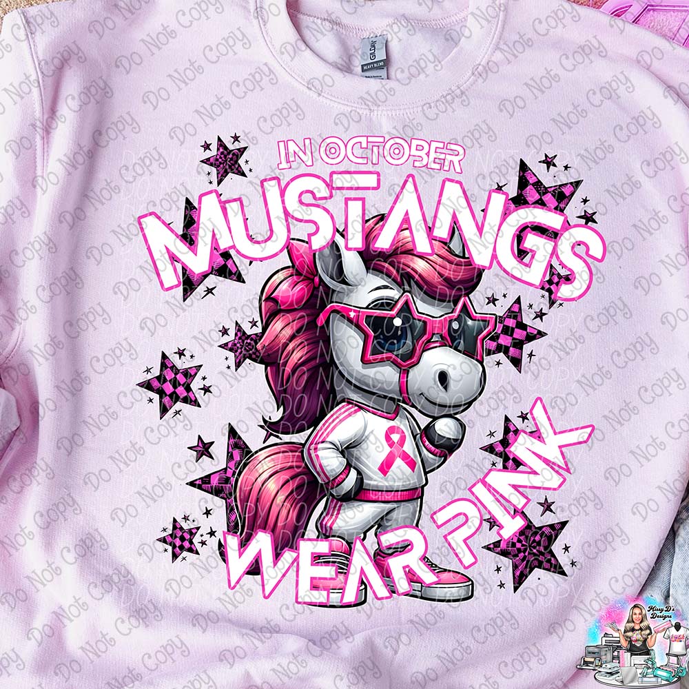 In October Wear Pink - Tons of Mascots to Choose From  SHIRT