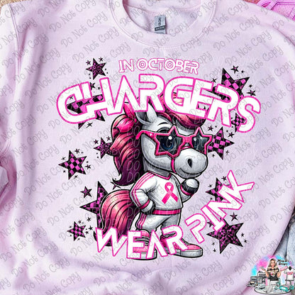 In October Wear Pink - Tons of Mascots to Choose From  SHIRT