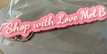 Custom Name 3D Printed Keychain