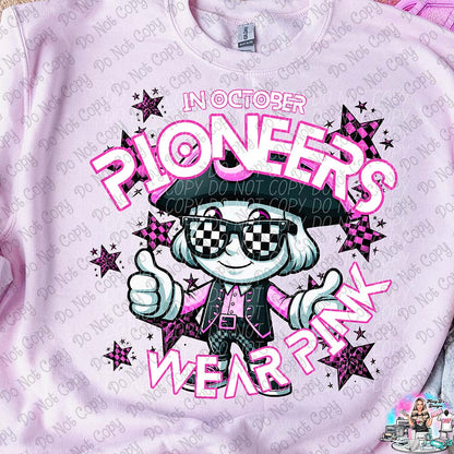 In October Wear Pink - Tons of Mascots to Choose From  SHIRT