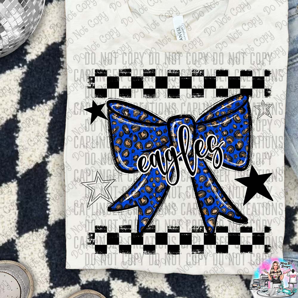 Color Splatter Coquette Bow Over 100 Mascots to Choose from Shirt