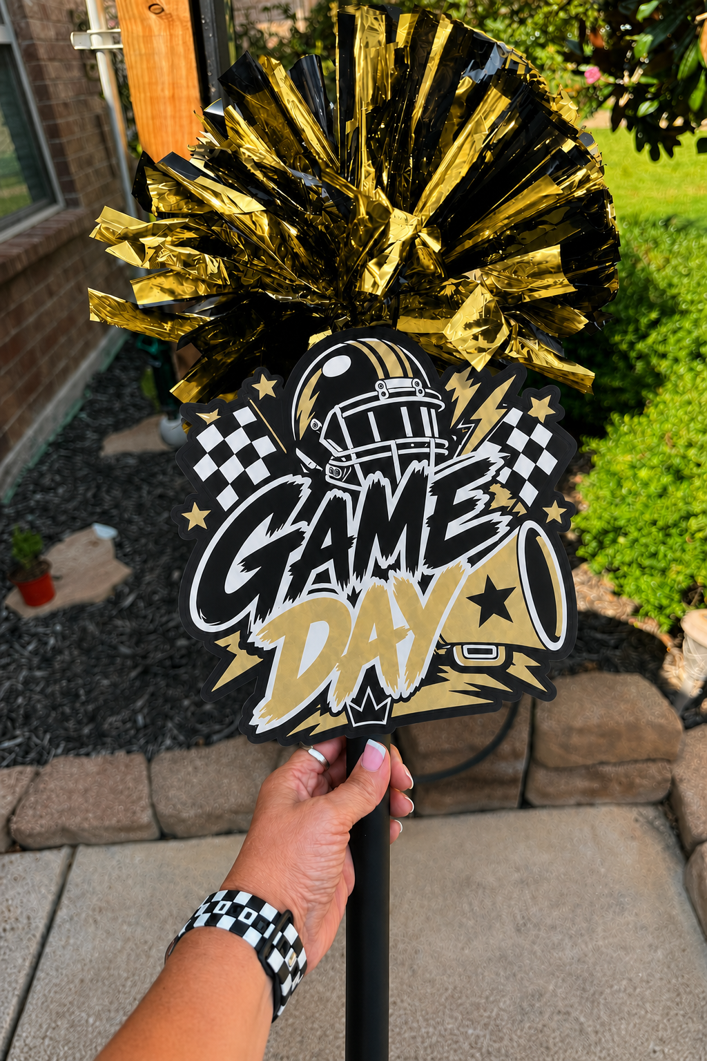 Custom Game Day Football Spirit Stick!