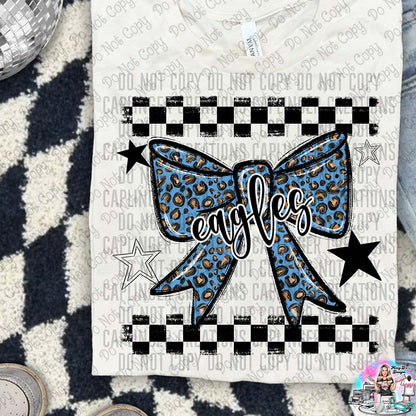 Color Splatter Coquette Bow Over 100 Mascots to Choose from Shirt