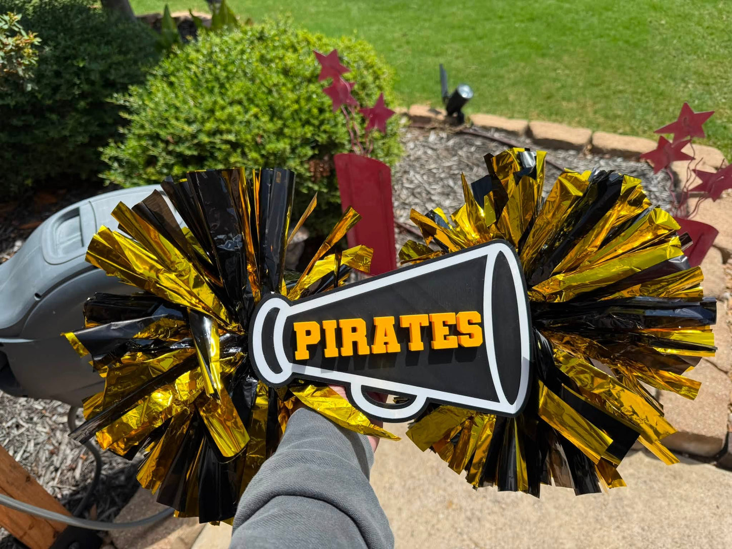 Custom Megaphone Spirit Stick!