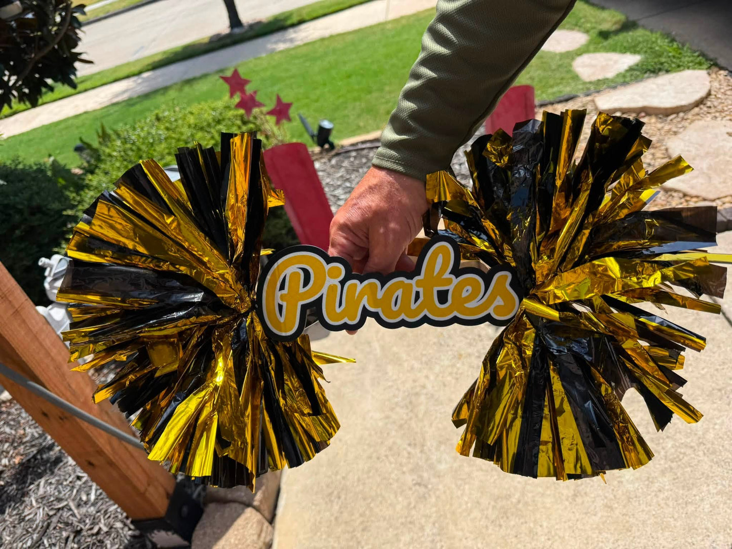 Custom Name Spirit Stick Pom-Pom Stick