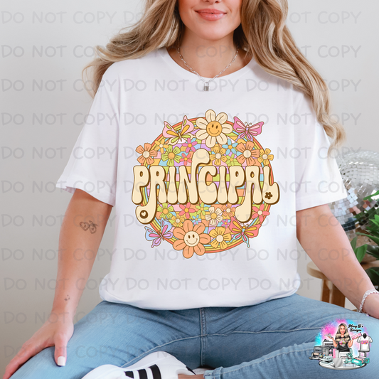 Floral Retro Vintage Principal 1048 SHIRT