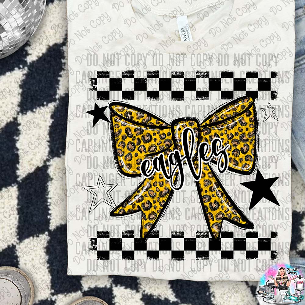 Color Splatter Coquette Bow Over 100 Mascots to Choose from Shirt