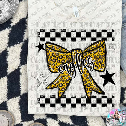 Color Splatter Coquette Bow Over 100 Mascots to Choose from Shirt