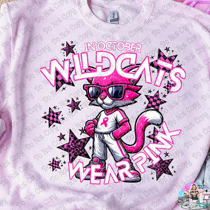 In October Wear Pink - Tons of Mascots to Choose From  SHIRT