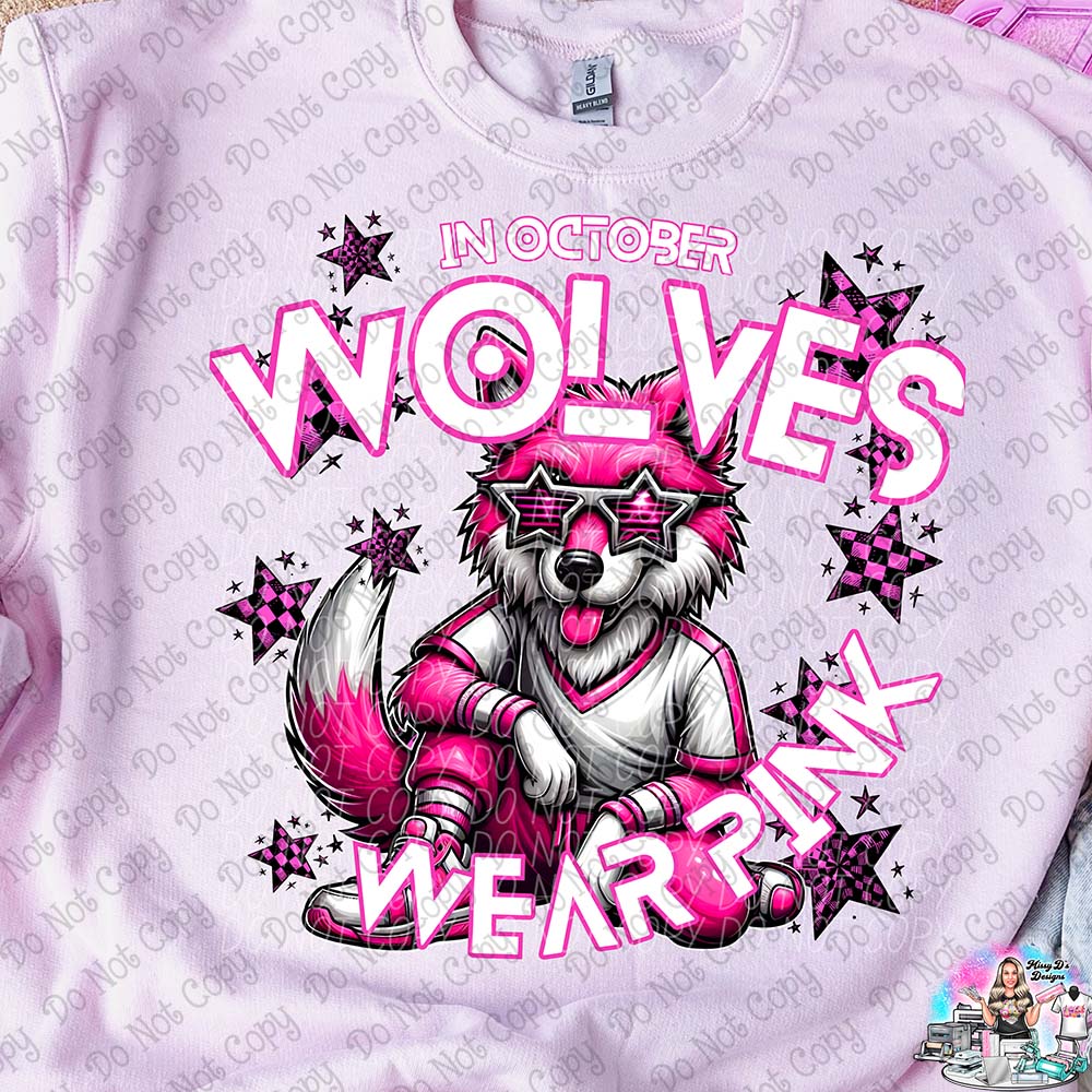 In October Wear Pink - Tons of Mascots to Choose From  SHIRT