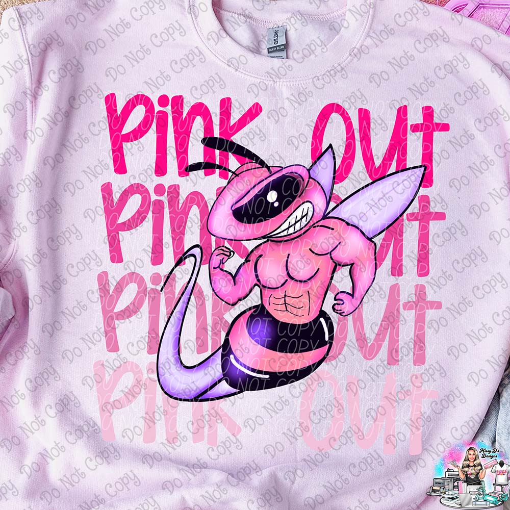 In October Wear Pink - Tons of Mascots to Choose From  SHIRT