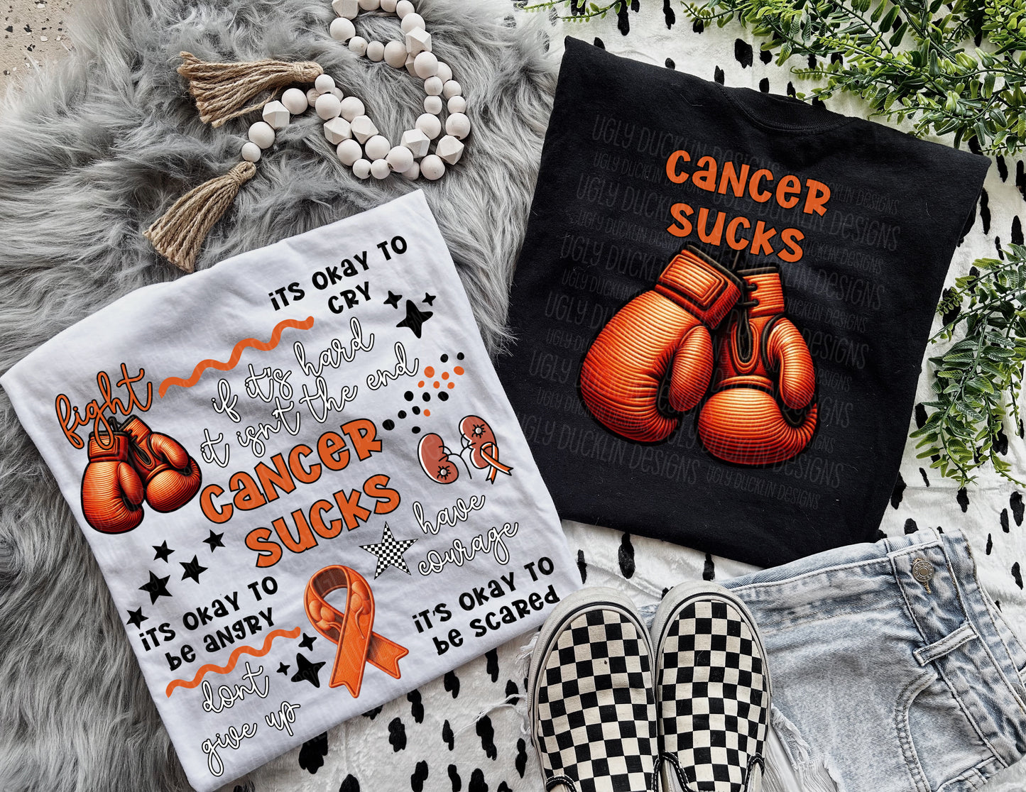 Cancer Sucks Boxing Gloves SHIRT