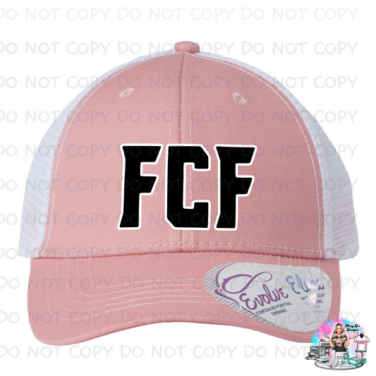 Pink Ponytail black FCF Hat