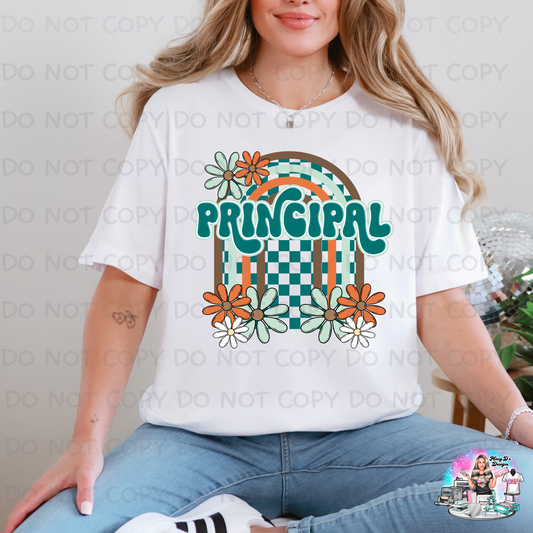 Retro Checkered Principal 1049 SHIRT