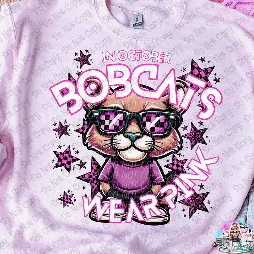 In October Wear Pink - Tons of Mascots to Choose From  SHIRT