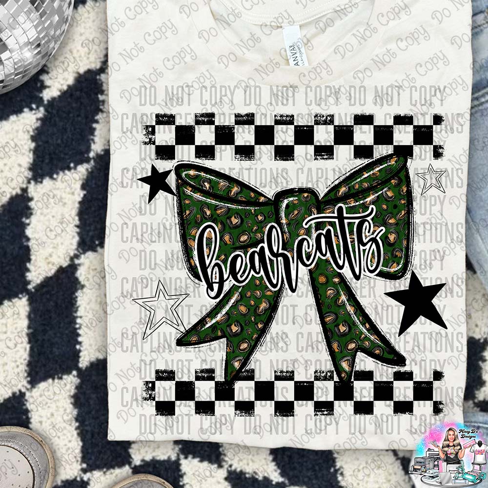 Color Splatter Coquette Bow Over 100 Mascots to Choose from Shirt