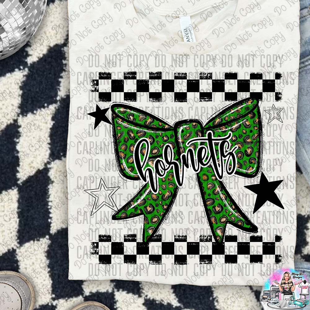 Color Splatter Coquette Bow Over 100 Mascots to Choose from Shirt