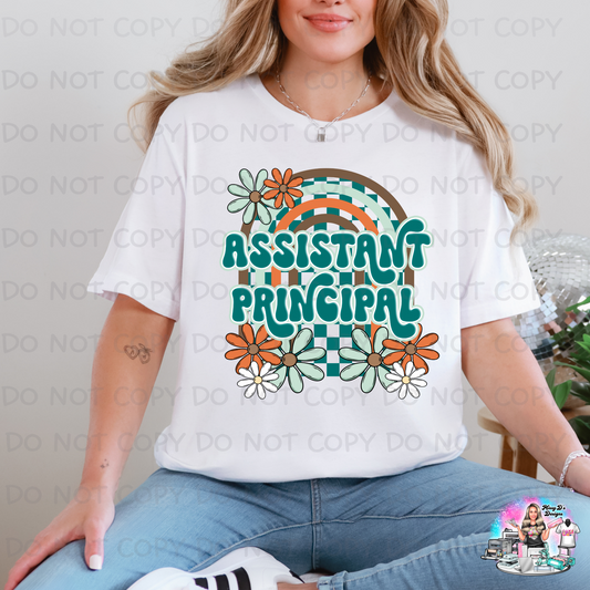 Retro Checkered Assistant Principal 1050 SHIRT