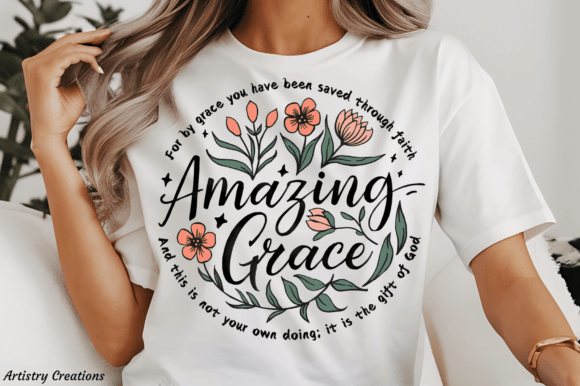 Amazing Grace Round Floral SHIRT
