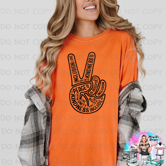 Unity Peace Sign SHIRT