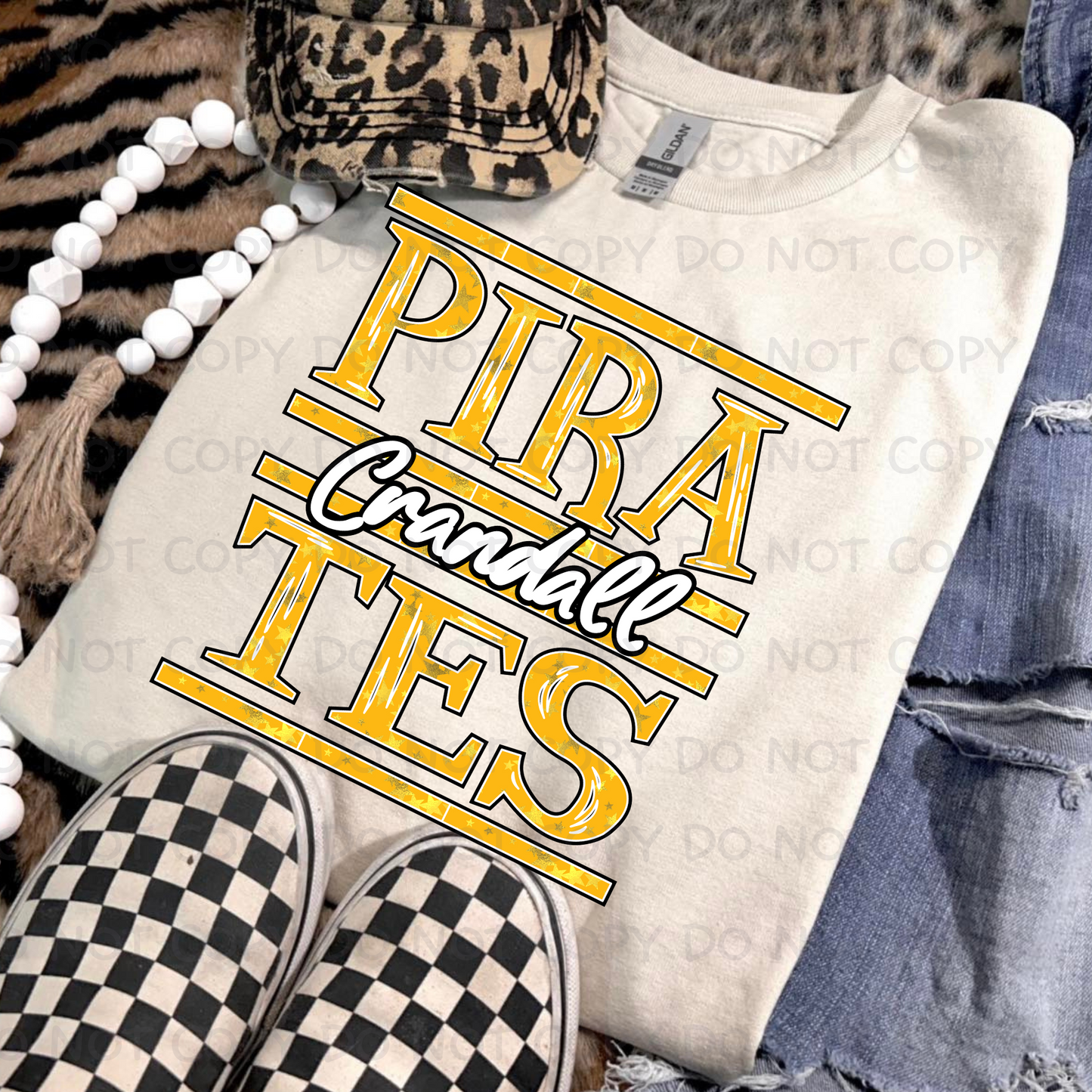 Crandall Pirates Bold Gold SHIRT