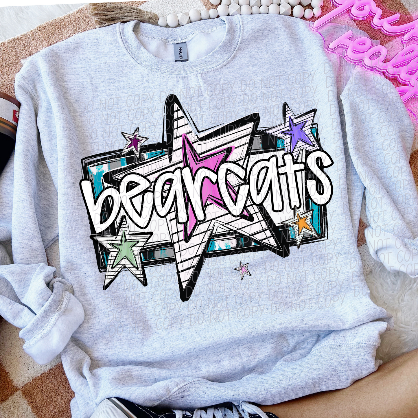 Bright Stars Mascot SHIRT Multiple Mascots to Choose from