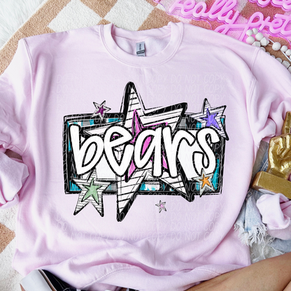 Bright Stars Mascot SHIRT Multiple Mascots to Choose from