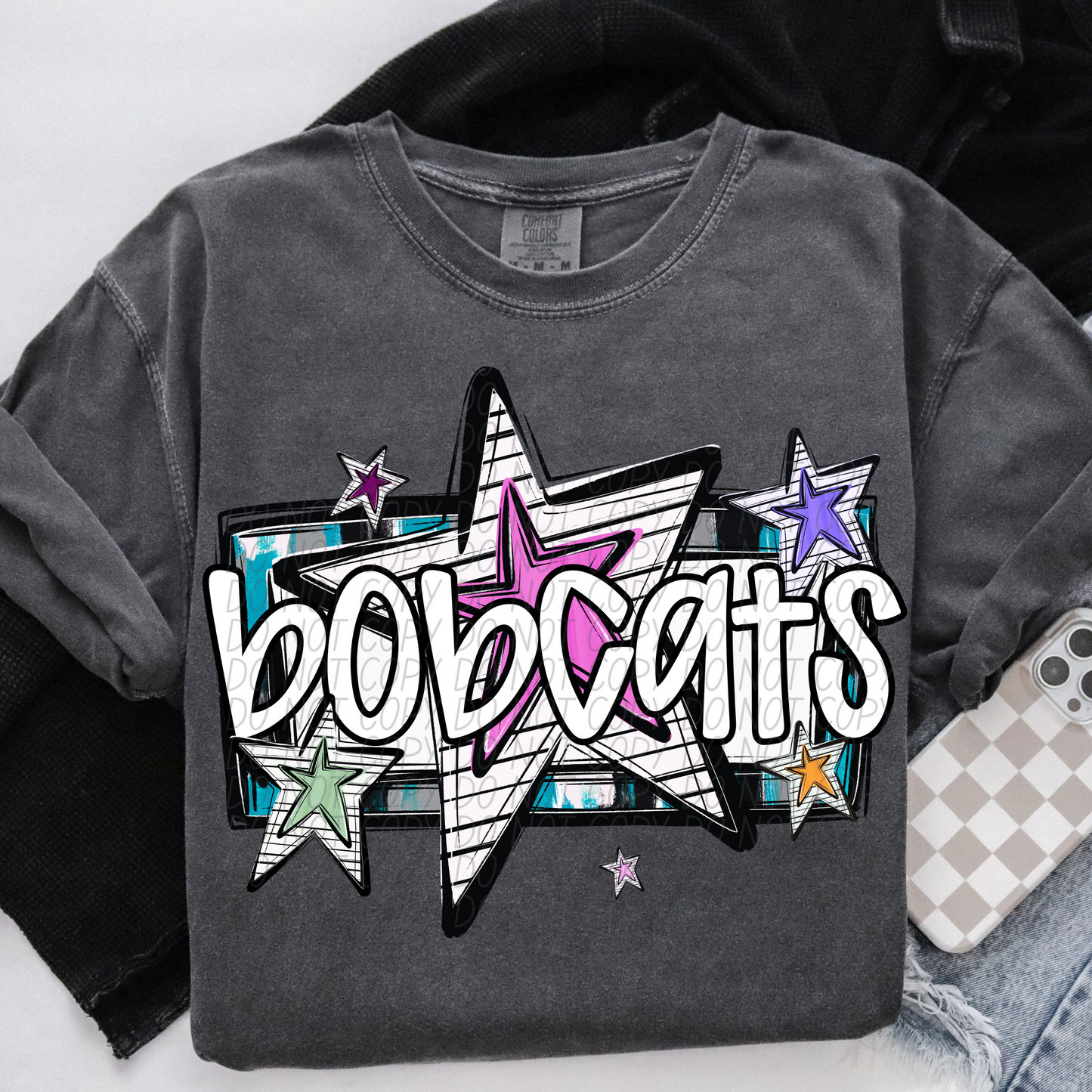 Bright Stars Mascot SHIRT Multiple Mascots to Choose from