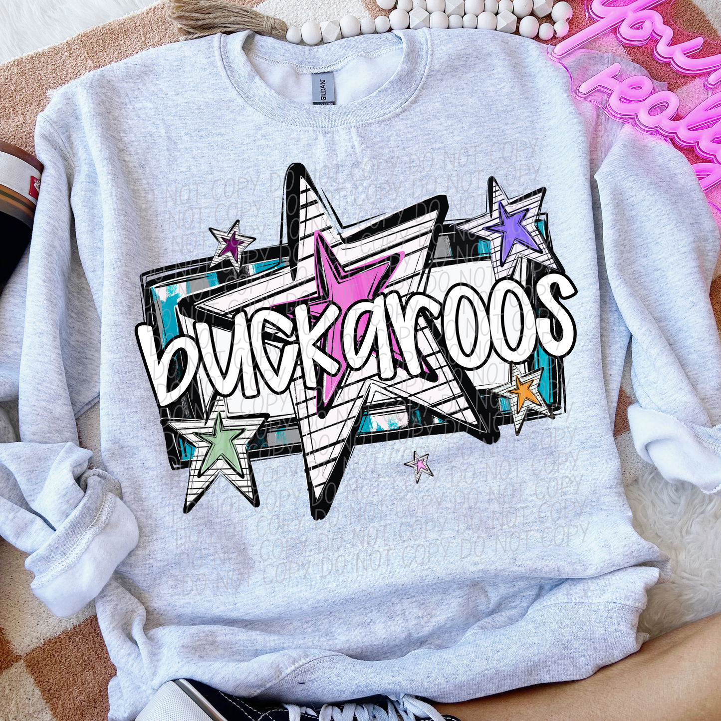 Bright Stars Mascot SHIRT Multiple Mascots to Choose from