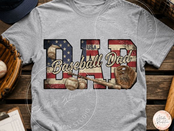 Baseball Dad Flag