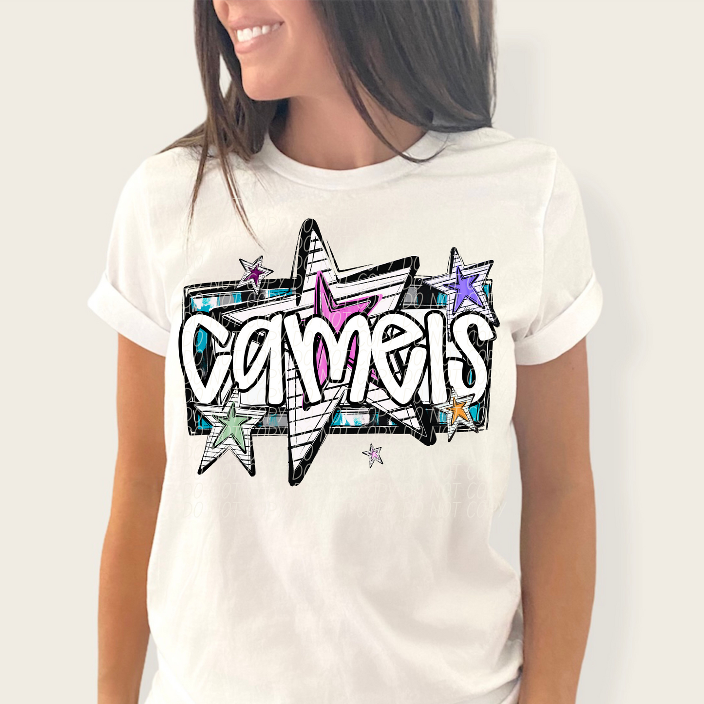 Bright Stars Mascot SHIRT Multiple Mascots to Choose from
