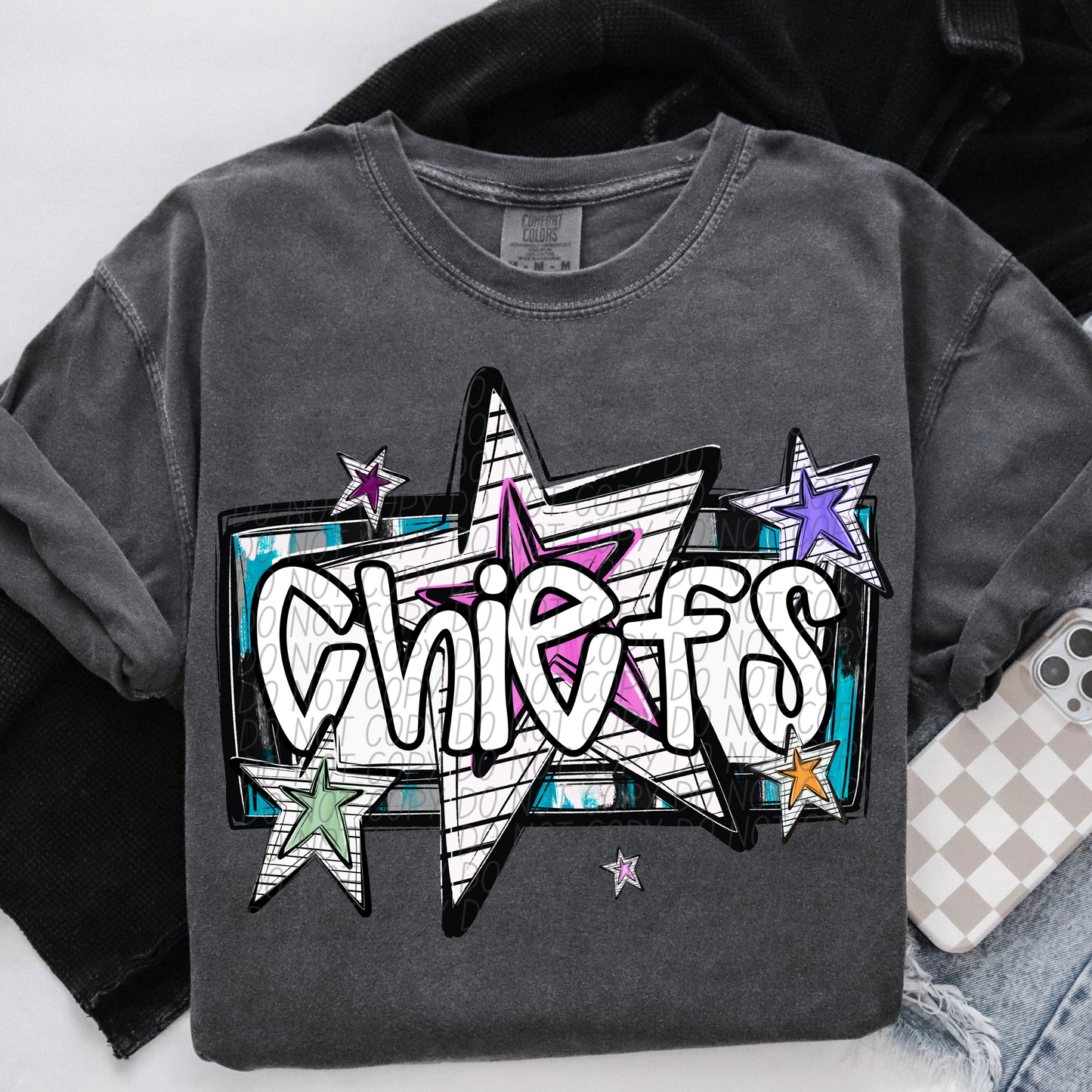 Bright Stars Mascot SHIRT Multiple Mascots to Choose from